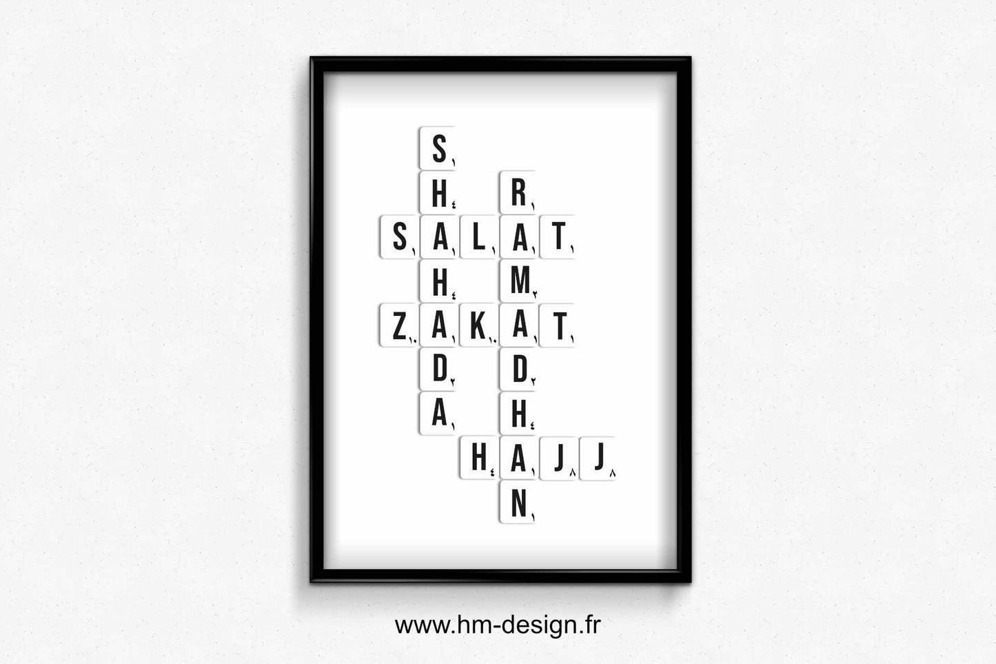 Poster " LES 5 PILIERS"