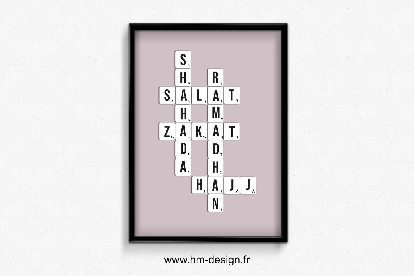 Poster " LES 5 PILIERS"